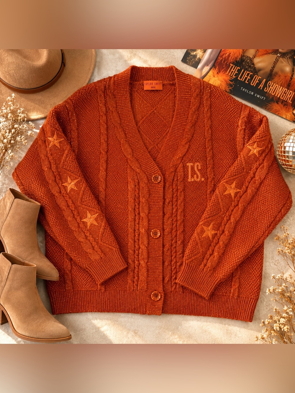 Taylor Swift The Life of a Showgirl Cardigan – Size M/L